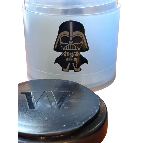 Whiskware Death Vader Star Wars Black Snack Container 2 Stackable Interlocking - Picture 4 of 10